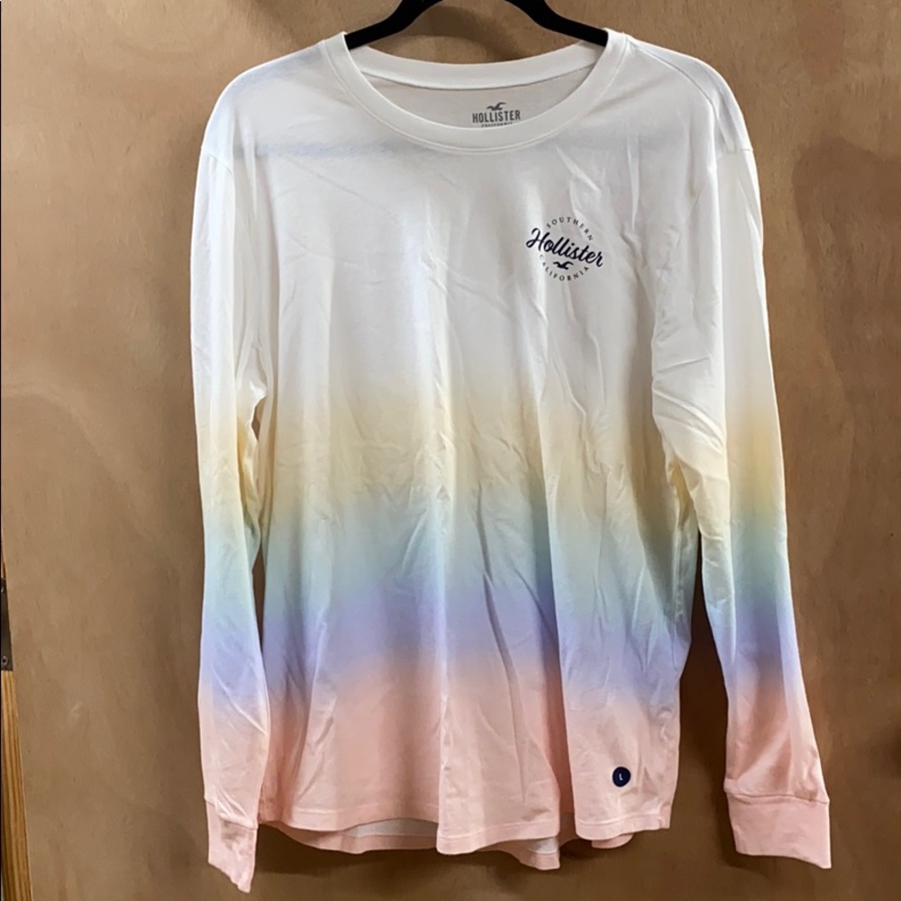 NWT - Hollister ombré long sleeve shirt
